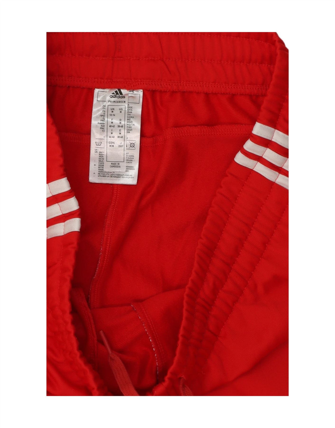 Adidas Damen Trainingshose UK 12/14 Mittelrotes Polyester