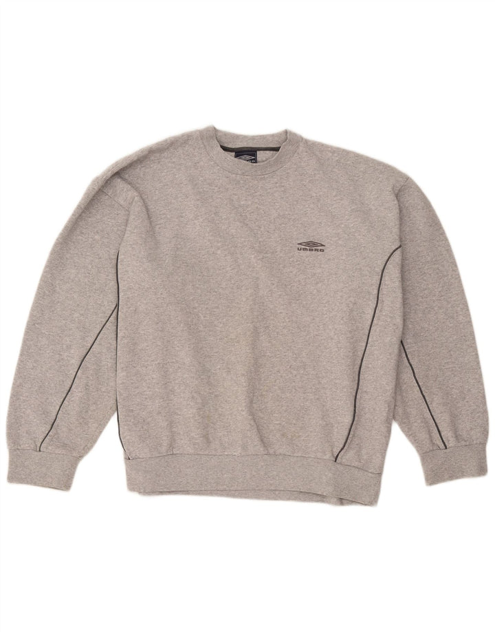 Umbro Herren Sweatshirt Pullover XL Grau Baumwolle