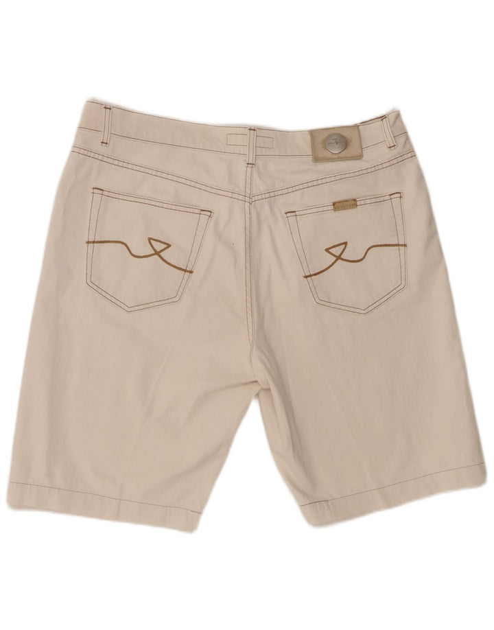 TRUSSARDI Herren Freizeitshorts W38 XL Weiße Baumwolle
