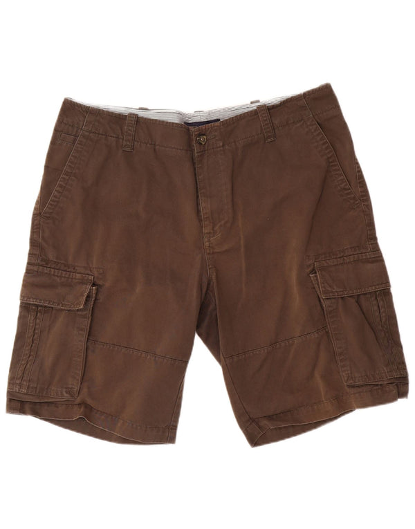 Tommy Hilfiger Herren Cargoshorts W36 Große braune Baumwolle