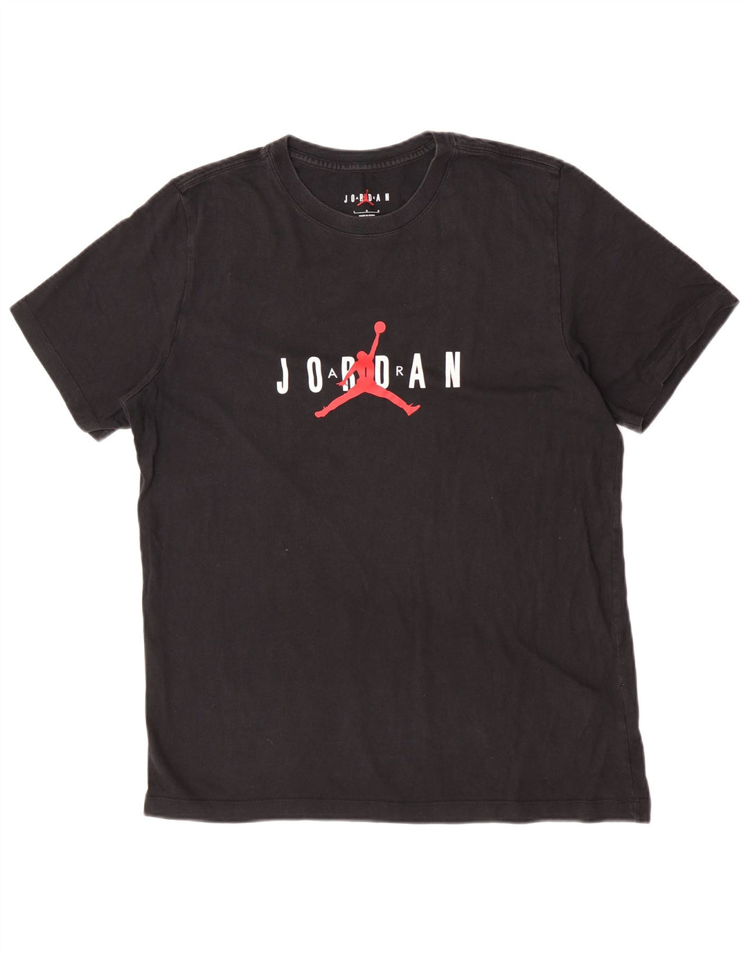 Jordan Herren-T-Shirt mit Grafik, groß, aus schwarzer Baumwolle