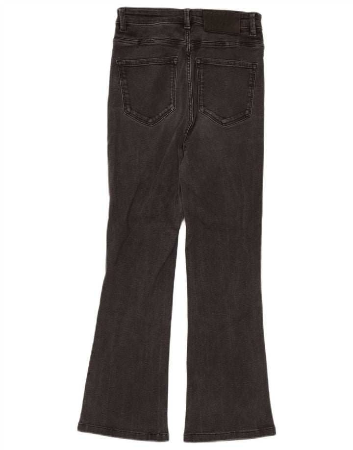 Massimo Dutti Damen Schlagjeans EU 34 2XS W24 L24 Graue Baumwolle