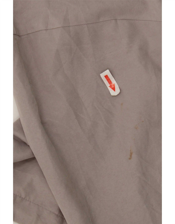 Champion Herren-Regenjacke UK 42 XL Graues Colourblock-Polyester