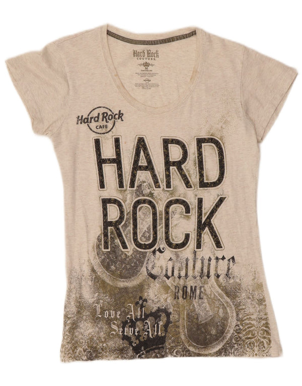 HARD ROCK CAFE T-Shirt „Rome Graphic“ für Mädchen, 13–14 Jahre, mittelgrau