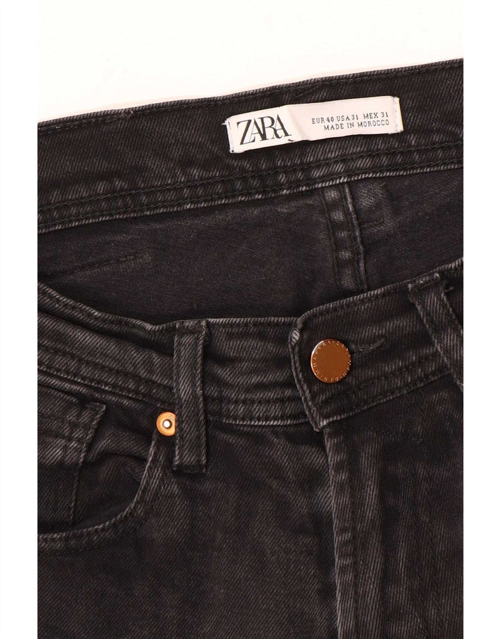 Zara Herren Slim Jeans EU 40 Medium W31 L30 Schwarz