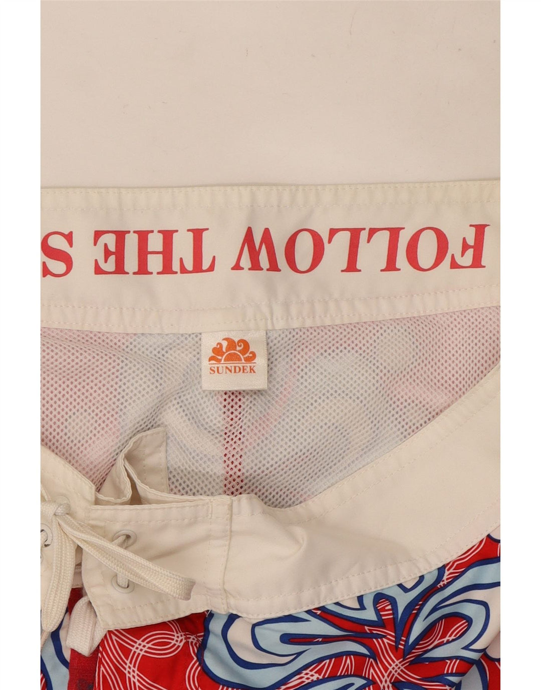 Sundek Herren Badeshorts Medium Red Floral