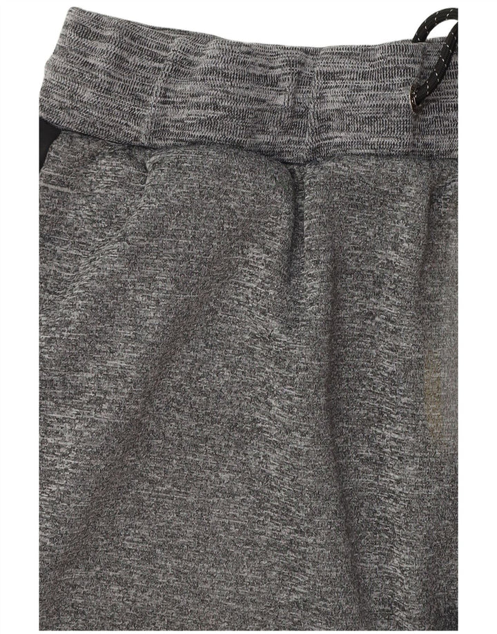 Ellesse Herren-Trainingshose, Jogginghose, mittelgraues Farbblock-Polyester