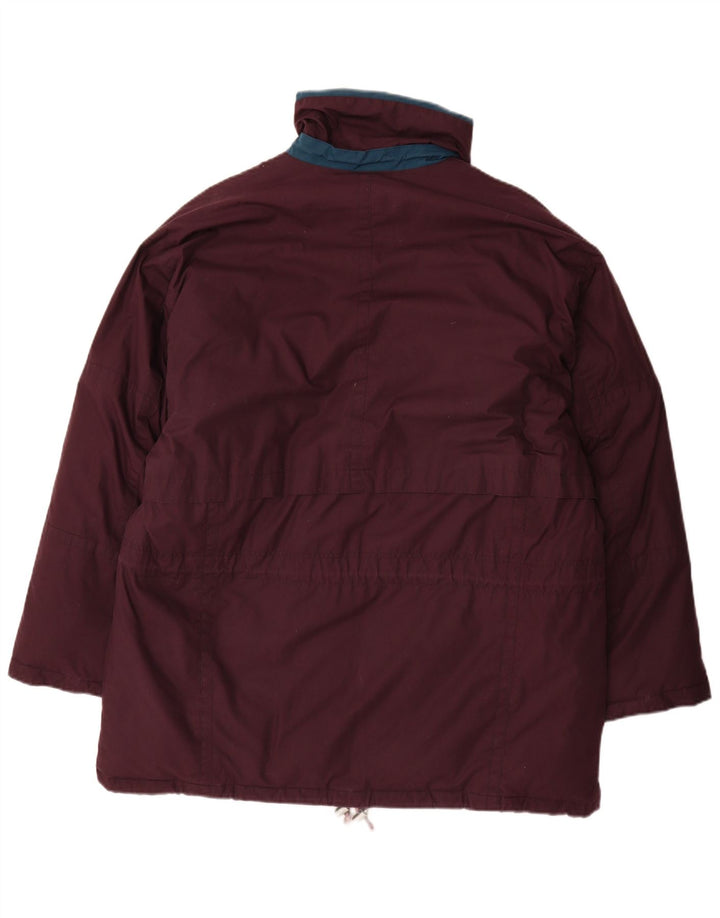 WESTBURY Herren Wattierter Mantel UK 42 XL Burgunderrot Polyester