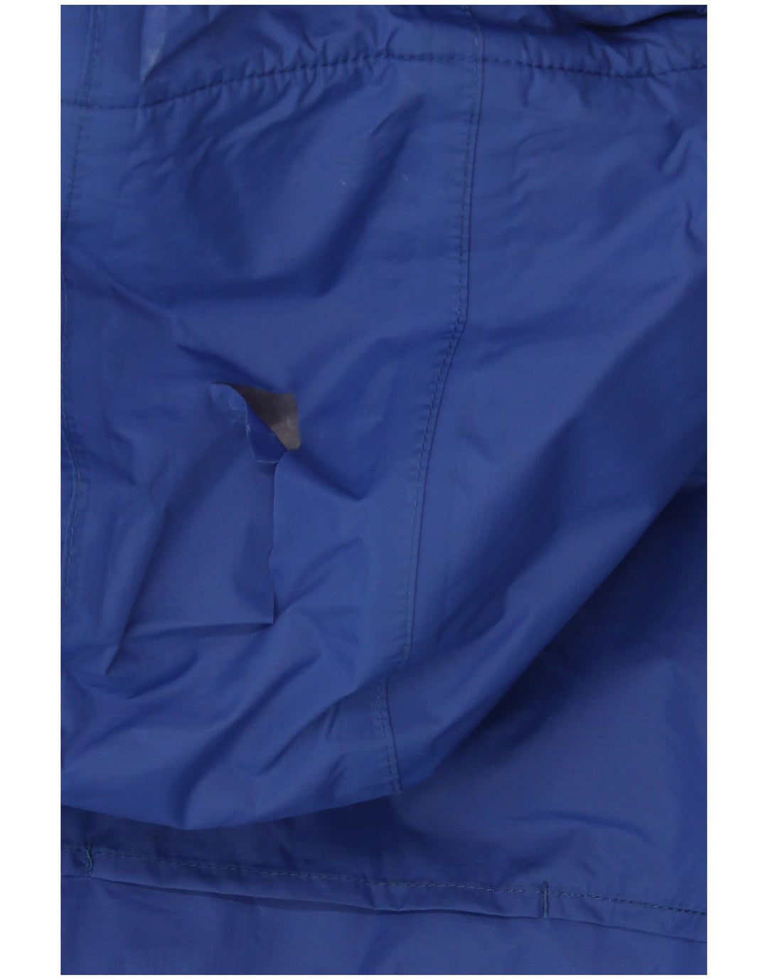 K-Way Windjacke mit Kapuze für Jungen, 11–12 Jahre, blaues Polyamid