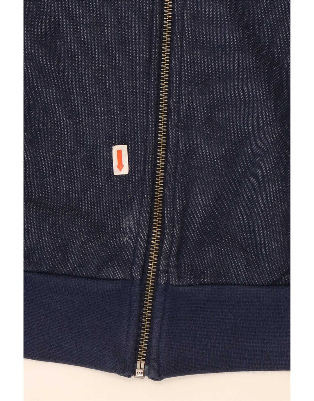 Adidas Herren-Trainingsanzug-Top-Jacke, mittelmarineblaue Baumwolle