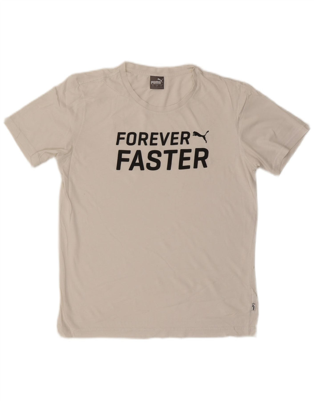 PUMA Herren Graphic T-Shirt Top Small Weiß