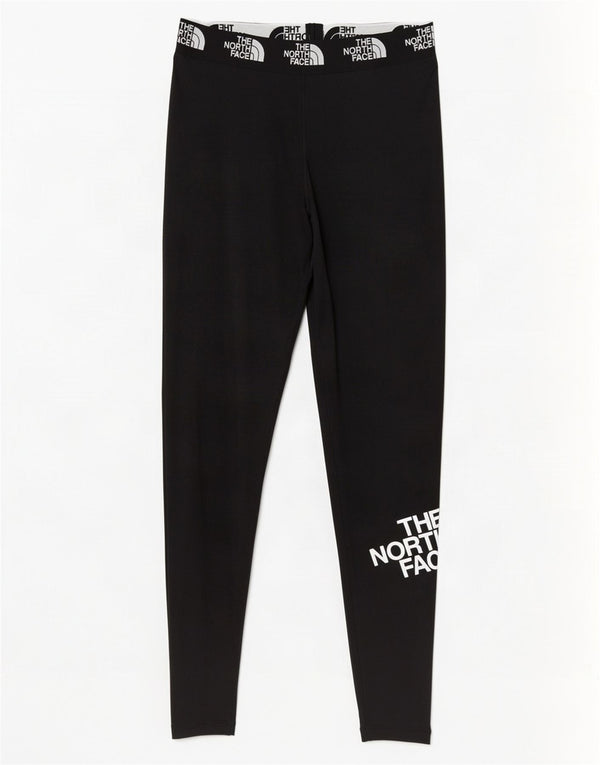 The North Face Womens Graphic Leggings UK 12 Mittelschwarze Baumwolle