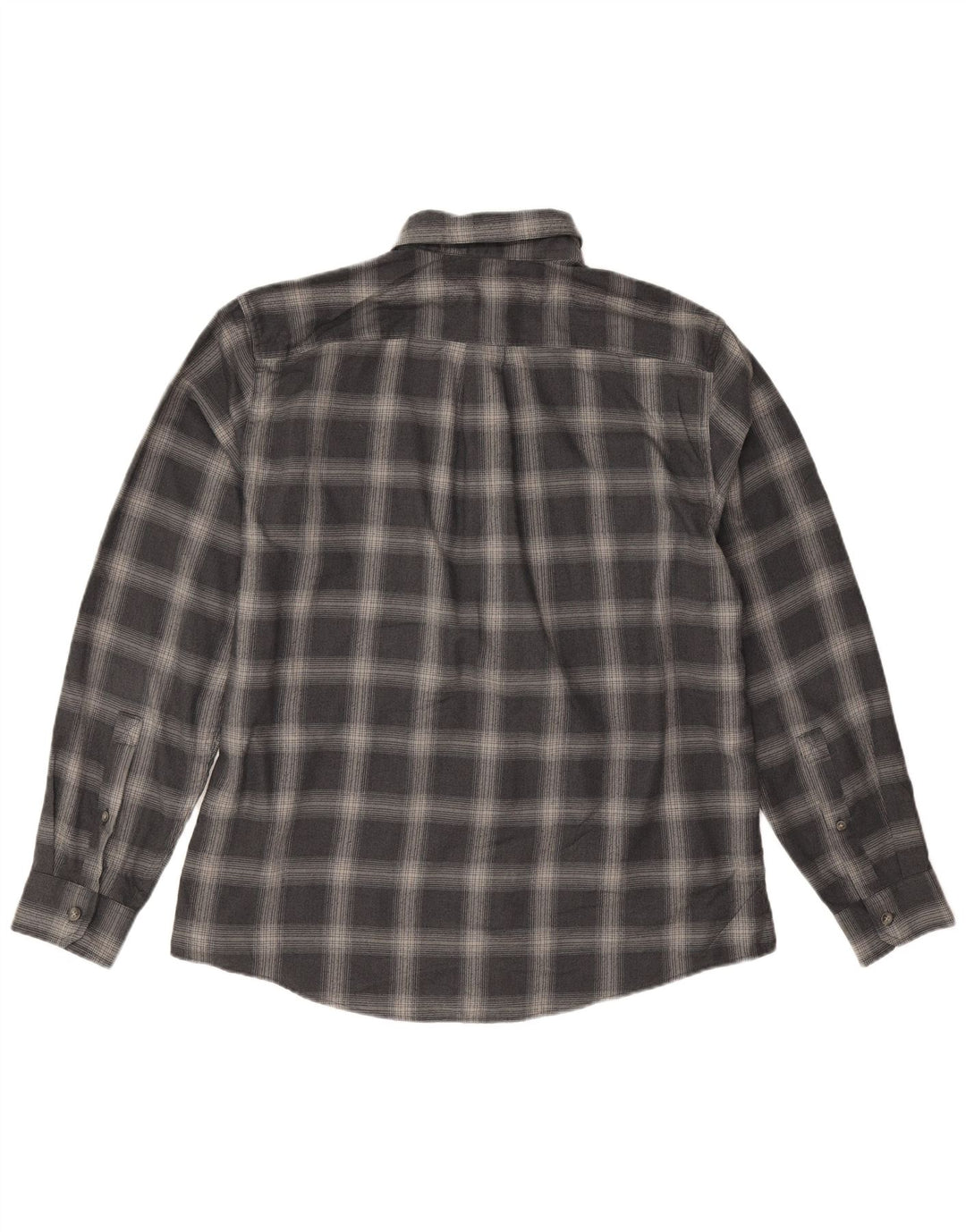 Eddie Bauer Herren-Flanellhemd, groß, marineblau, kariert, Polyester