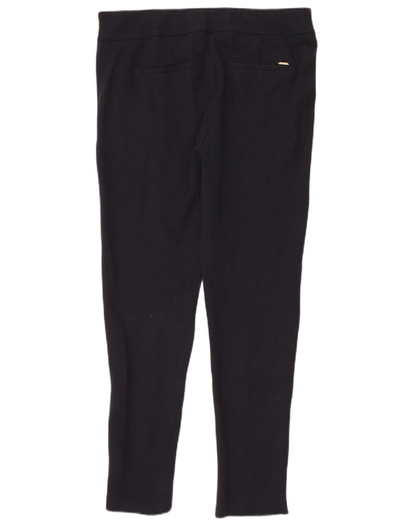 Marks & Spencer Damen Slim Freizeithose UK 16 Large W34 L28 Schwarz