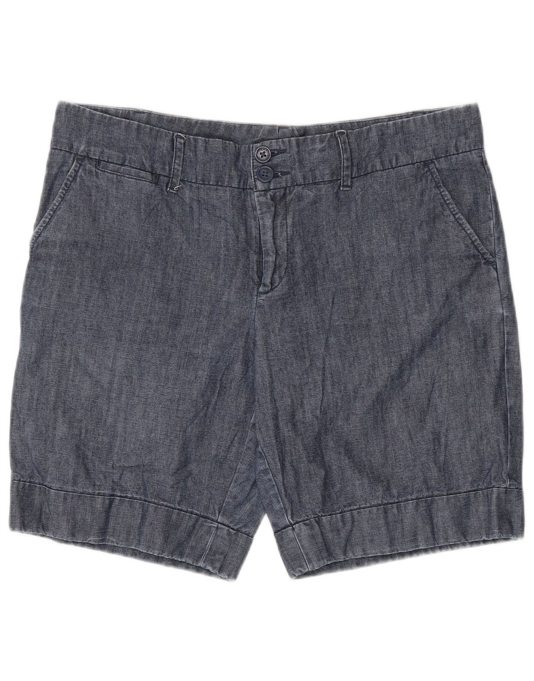 TOMMY HILFIGER Damen Chino-Shorts US 10 Large W36 Marineblau