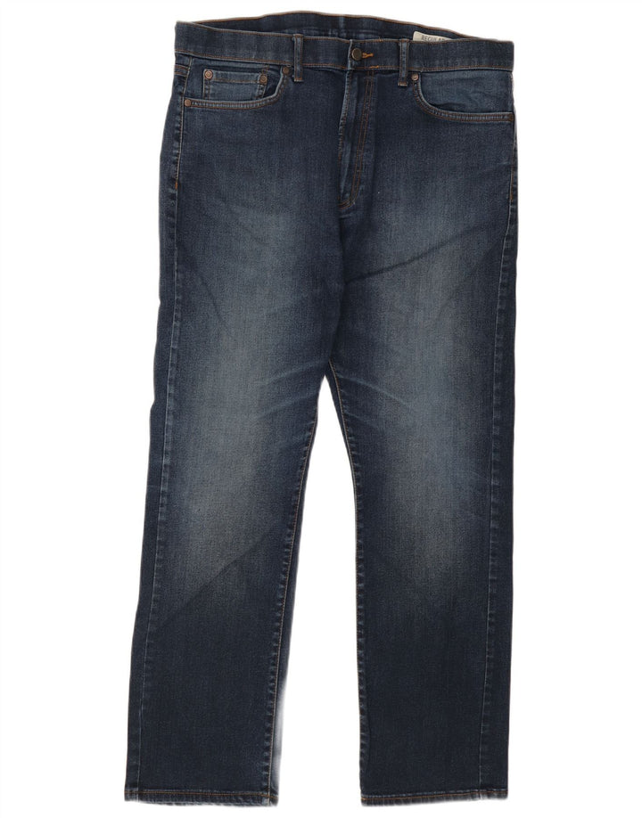 MARKS & SPENCER Herren-Jeans, normale Passform, gerade Passform, W38, L31, Blau, Baumwolle
