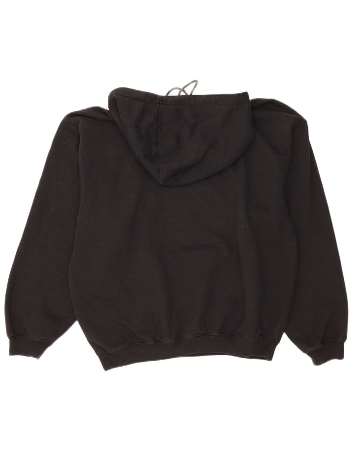 Gap Damen Übergroßer Kapuzenpullover UK 14 Mittelschwarzes Polyester