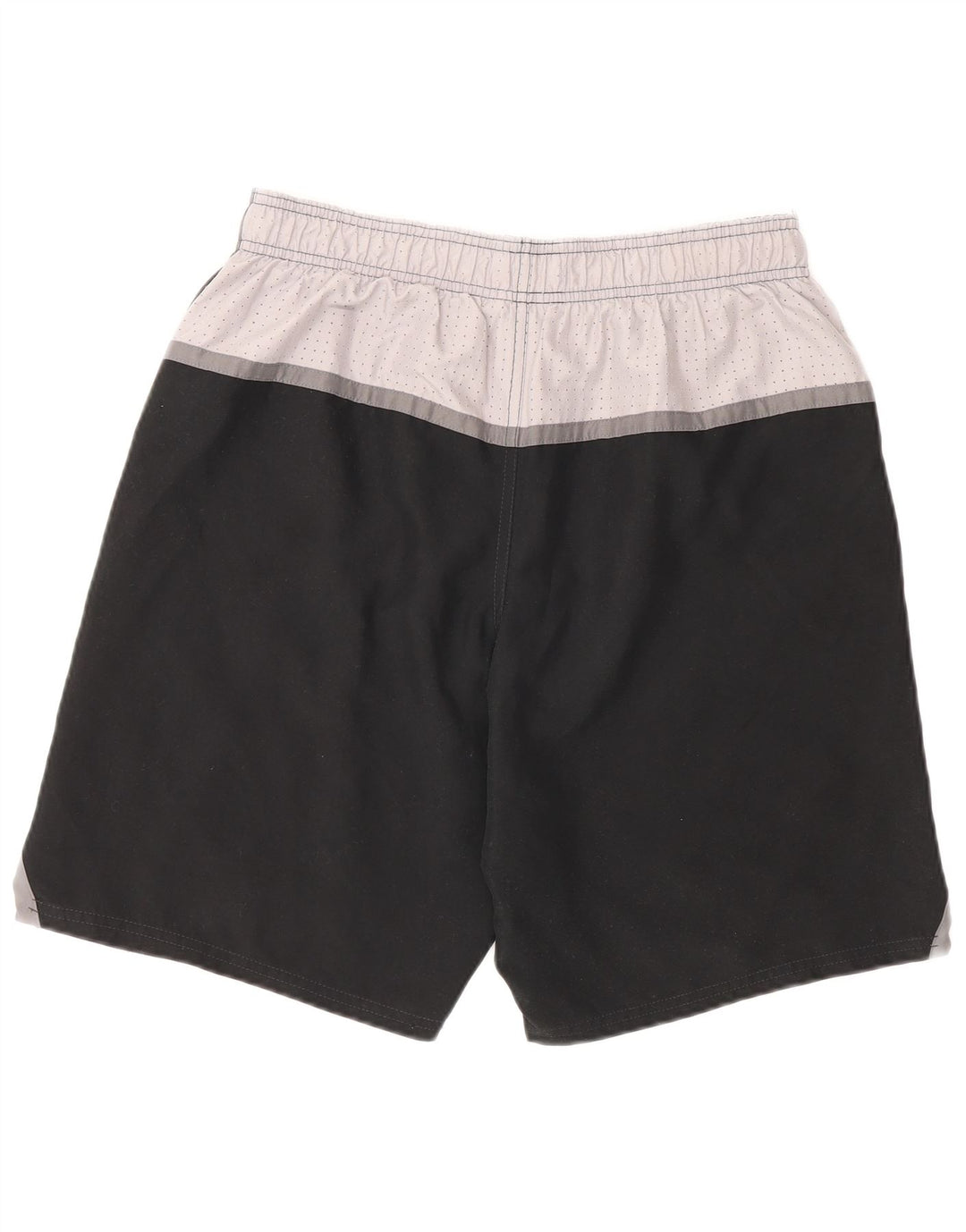 Nike Herren-Sportshorts, mittelgroß, schwarzes Farbblock-Polyester