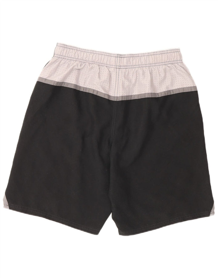 Nike Herren-Sportshorts, mittelgroß, schwarzes Farbblock-Polyester