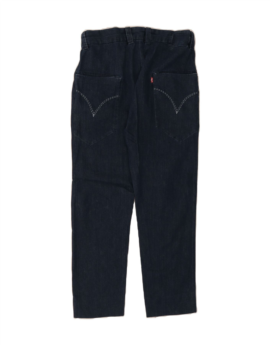 LEVI'S Mens Straight Jeans W32 L28 Navy Blue Cotton Vintage Levi's and Second-Hand Levi's from Messina Hembry 
