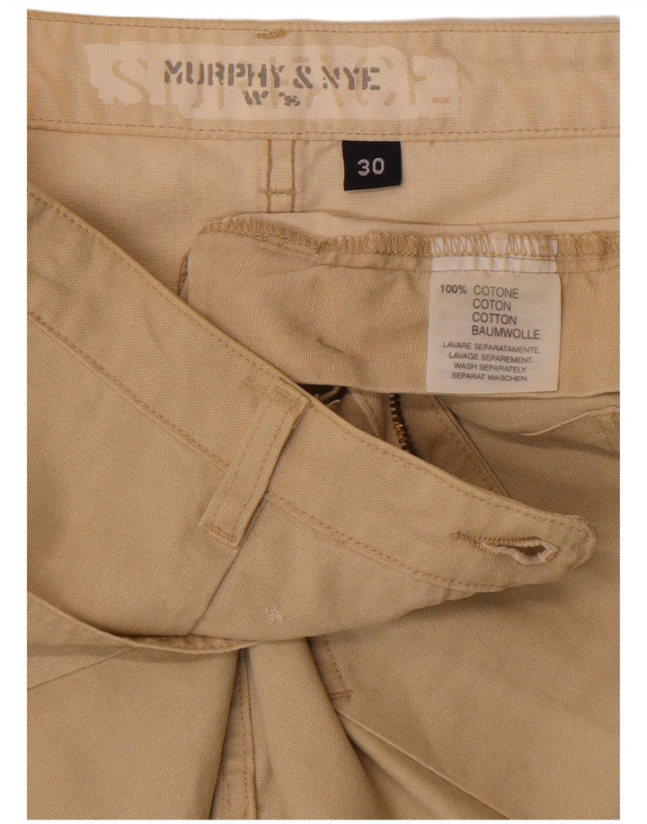 Gerader Rock für Damen von Murphy & Nye, W30, mittelbeige Baumwolle