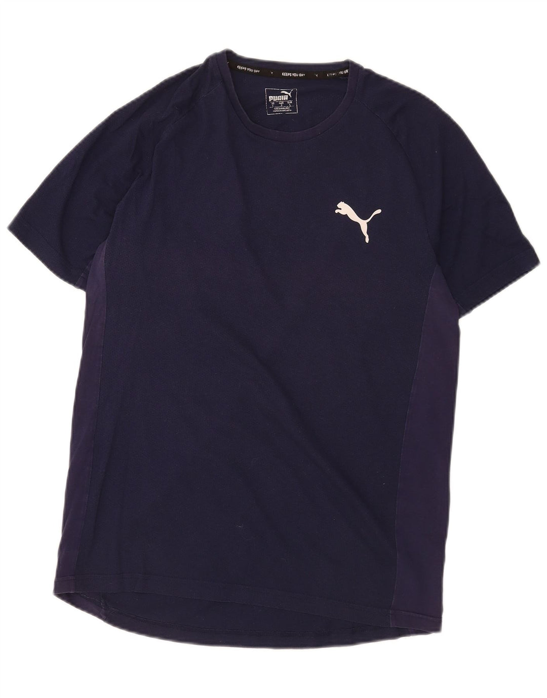Puma Herren T-Shirt Top Large Marineblau