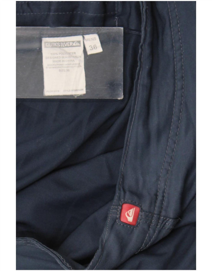 Quiksilver Herren-Badeshorts mit Grafik, groß, marineblaues Polyester