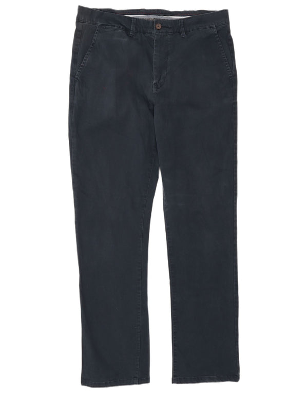 CREW CLOTHING Gerade Chino-Hose für Herren, W34, L32, Marineblau