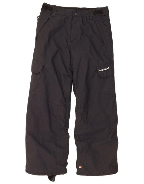 Quiksilver Skihose für Jungen, 13–14 Jahre, schwarzes Polyamid