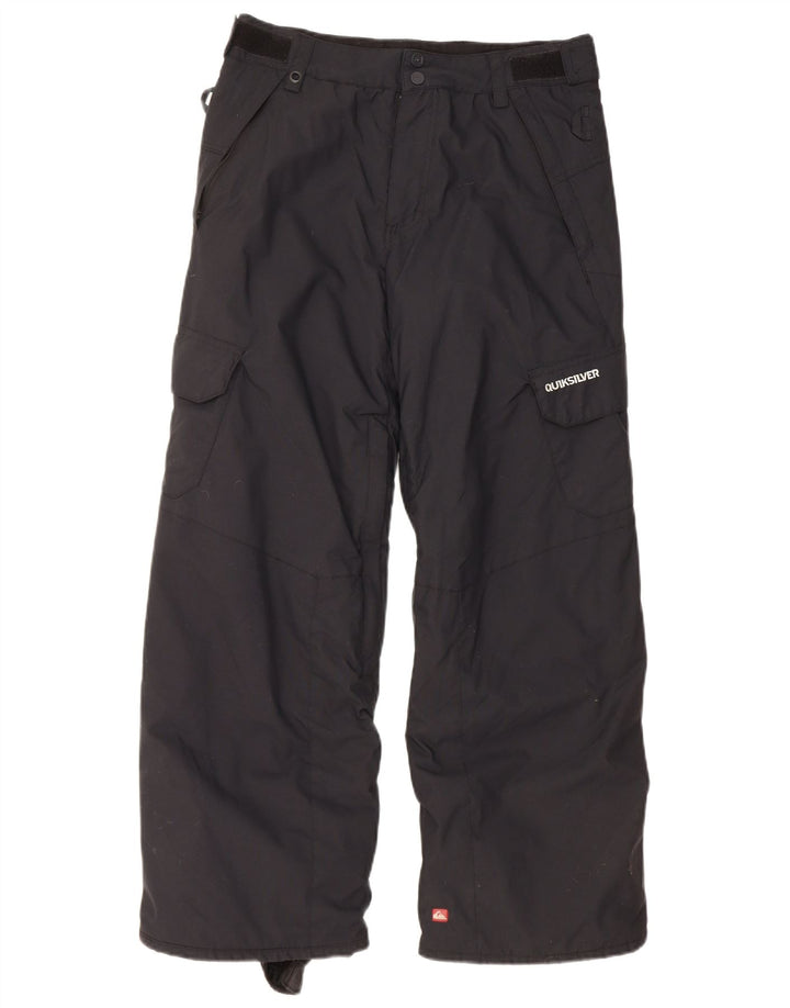 Quiksilver Skihose für Jungen, 13–14 Jahre, schwarzes Polyamid