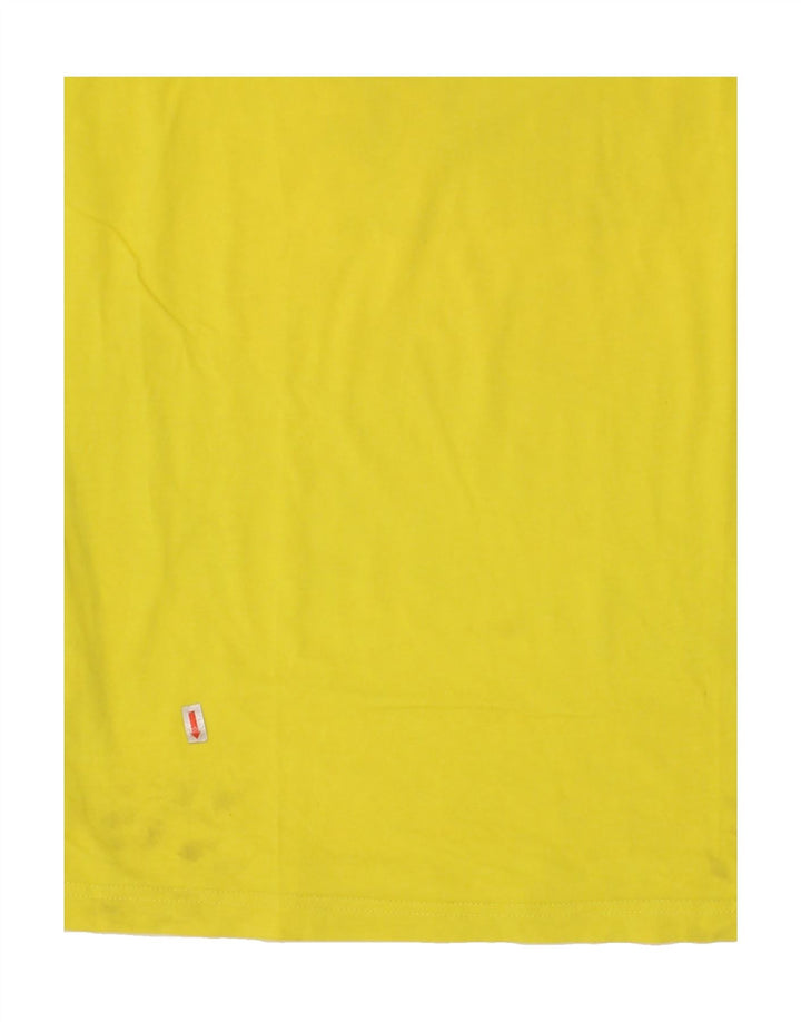 PUMA Mens Graphic T-Shirt Top Medium Yellow Cotton Vintage Puma and Second-Hand Puma from Messina Hembry 