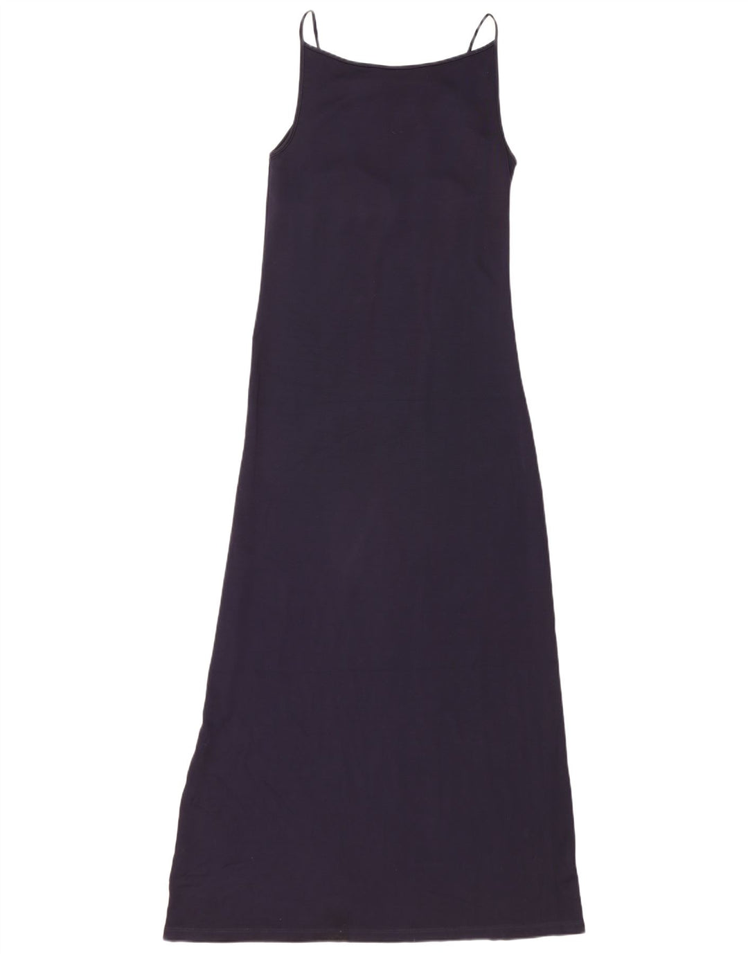 Max Mara Damen Maxi-Sommerkleid UK 12 Medium Marineblau Viskose