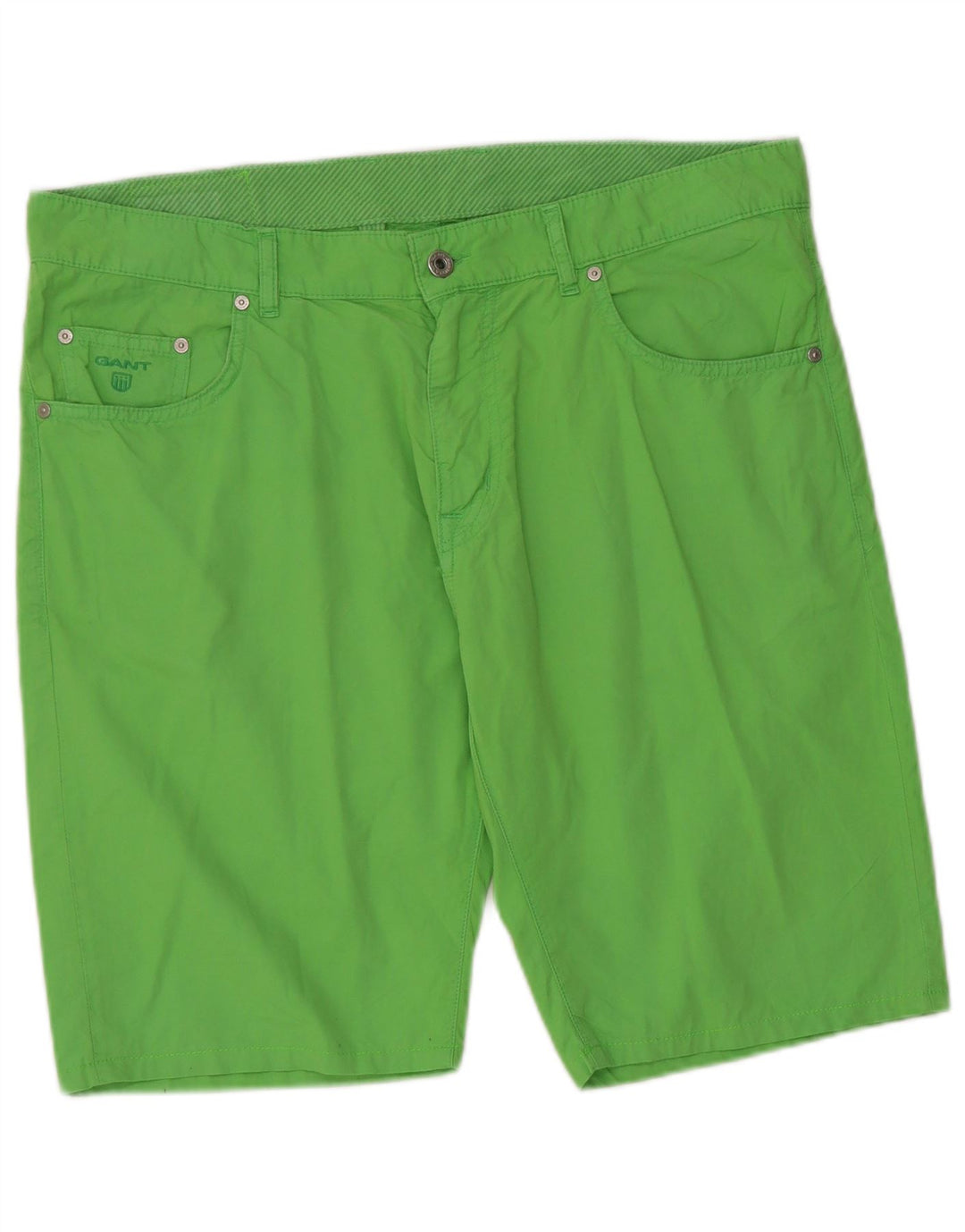 GANT Herren Tyler Regular Fit Casual Shorts W36 Large Grüne Baumwolle