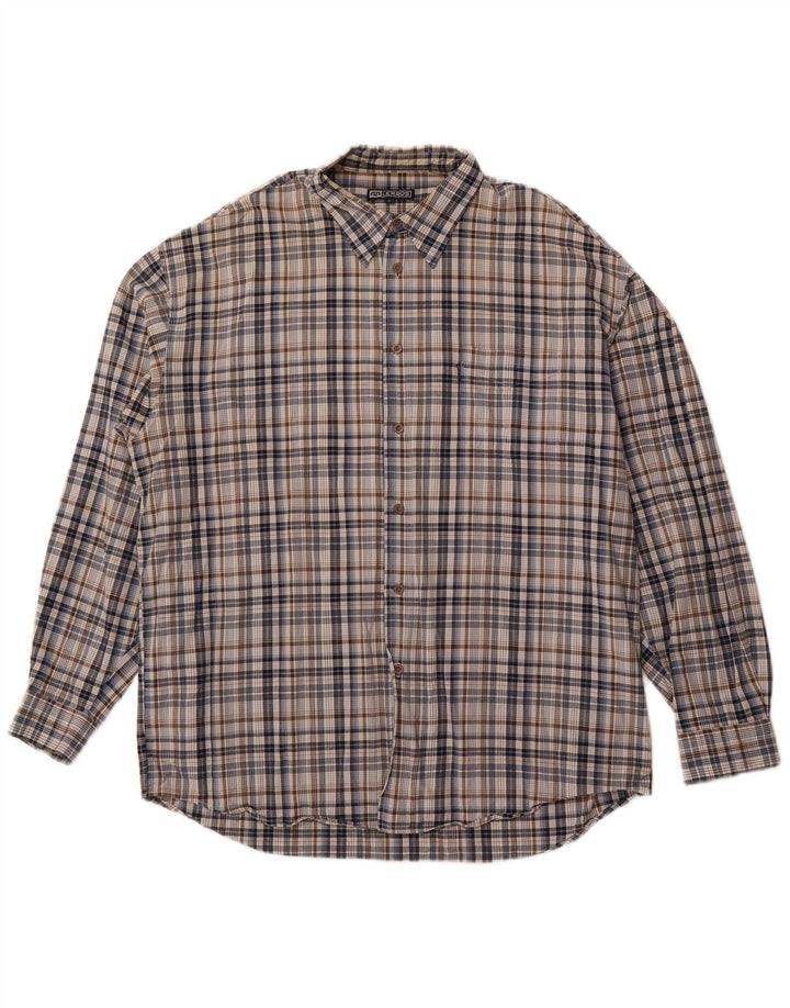 LERROS Herrenhemd XL, mehrfarbig, kariert, Baumwolle