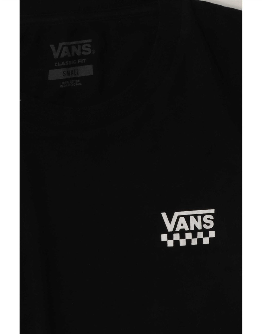 Vans Herren-T-Shirt mit klassischer Passform, Größe S, Schwarz, Baumwolle