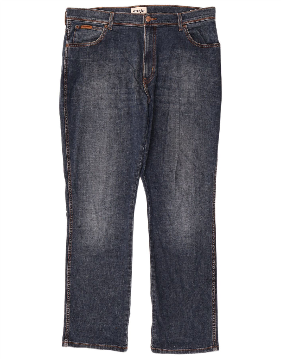 Wrangler Herren Texas Straight Jeans W38 L32 Blaue Baumwolle