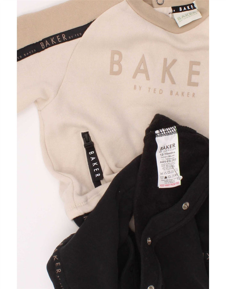 Ted Baker Baby-Jungen-Overall mit Grafik, 12–18 Monate, mehrfarbig, Farbblock