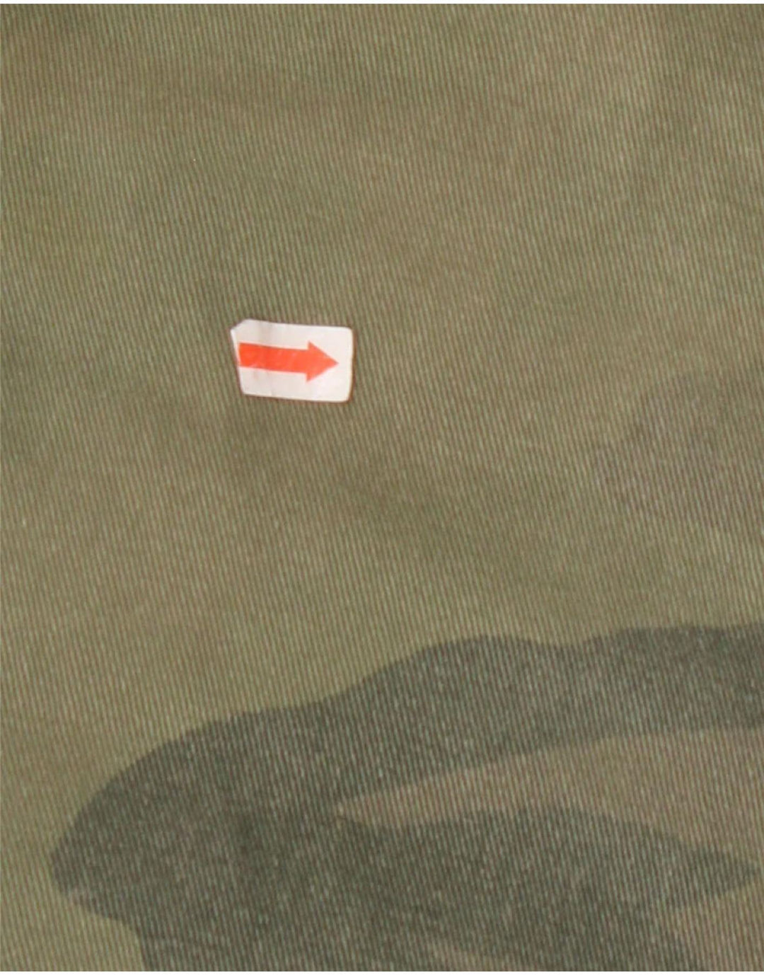 NAUTICA Herren Cargoshorts W33 mittelgrüne Camouflage-Baumwolle