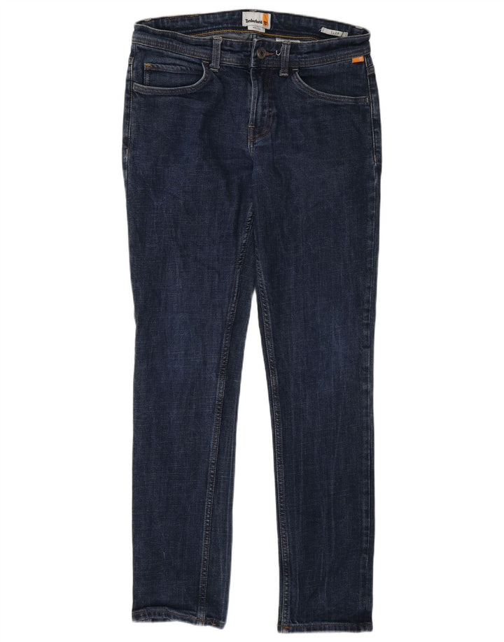 Timberland Herren Slim Jeans W30 L32 Marineblau Baumwolle