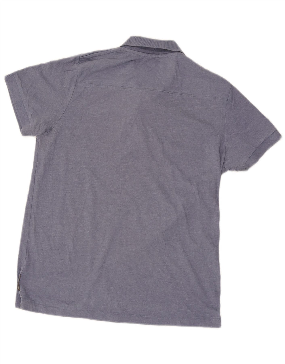 French Connection Herren-Poloshirt, groß, blaue Baumwolle