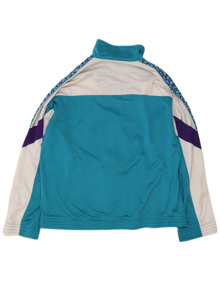 Lotto Herren-Trainingsanzug mit Grafik, XL, blaues Farbblock-Polyester