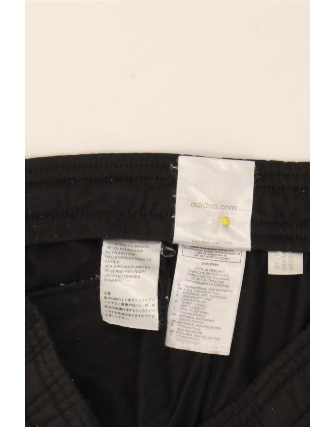 Adidas Herren-Trainingshose, Größe S, Schwarz, Polyester