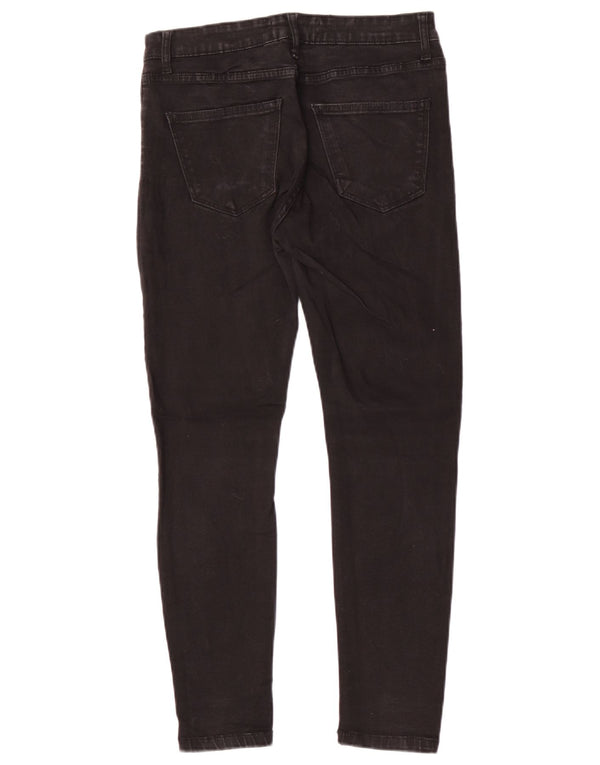 Zara Womens Skinny Jeans EU 38 Small W28 L27 Black Cotton