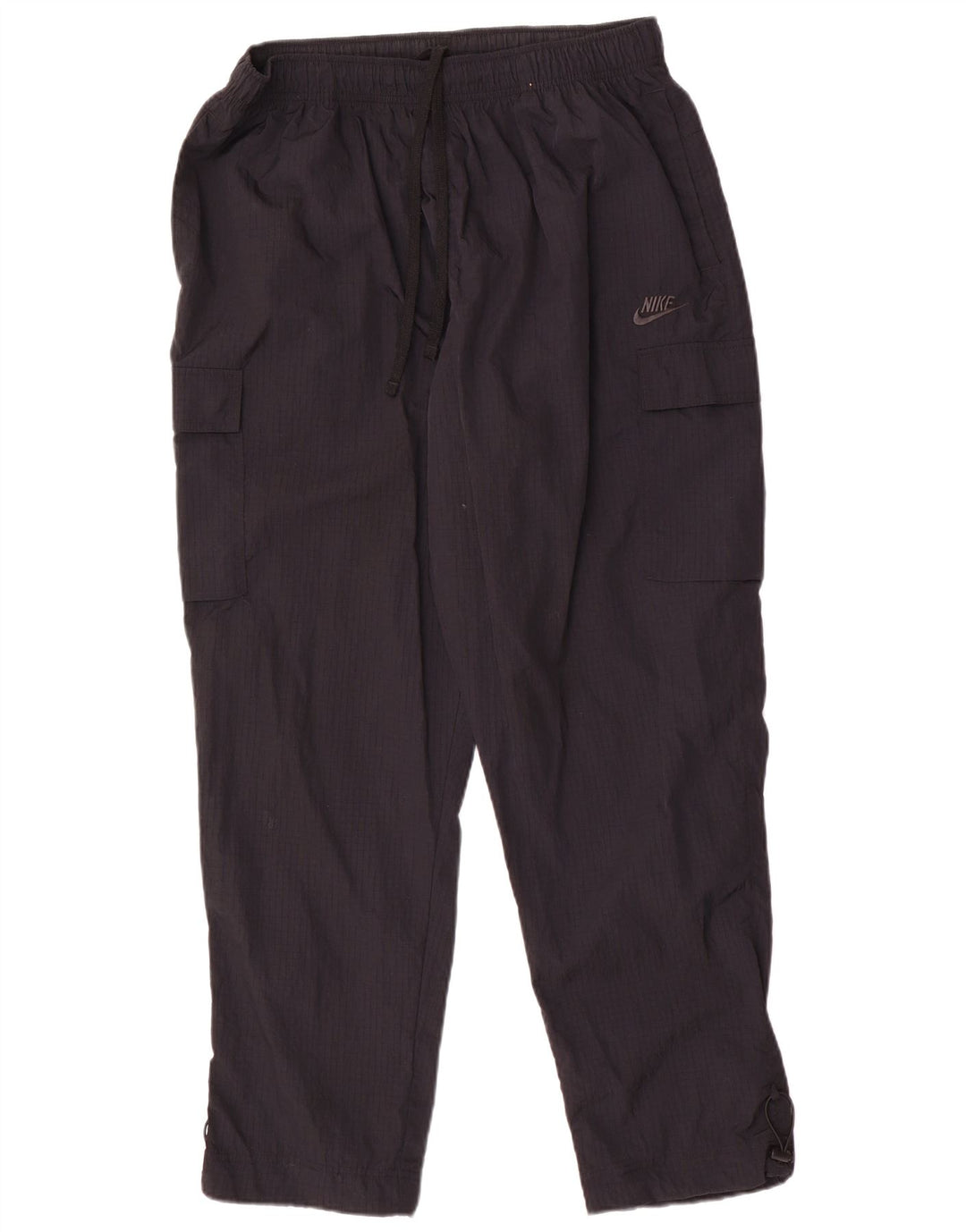 Nike Herren Cargo-Trainingshose XL, schwarz kariertes Nylon