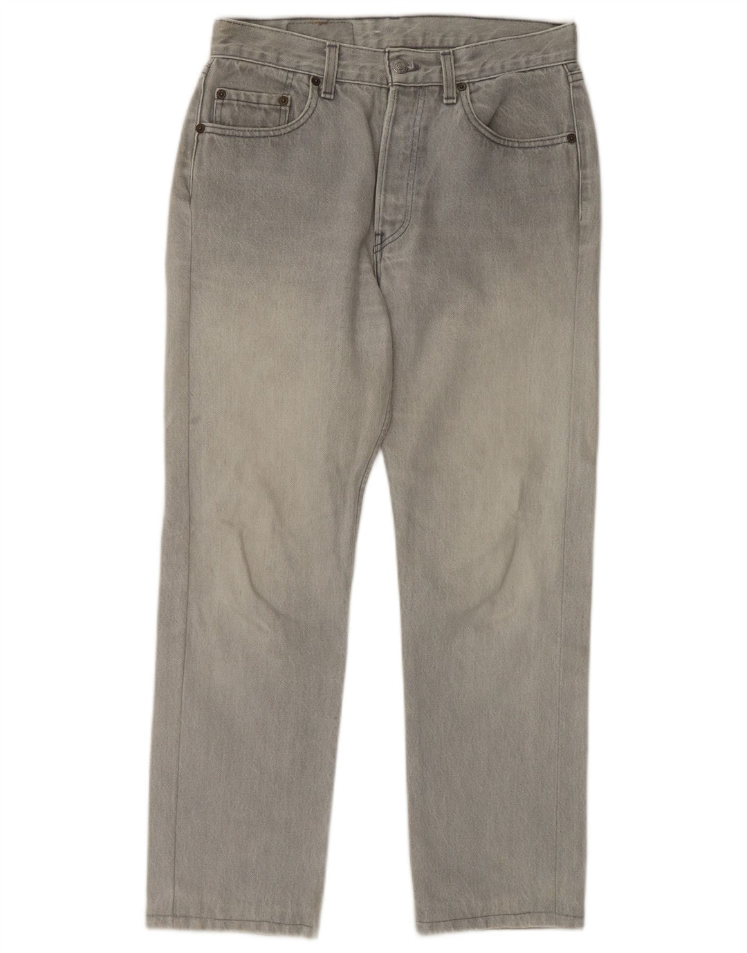 LEVI'S Herren 501 Straight Jeans W31 L27 Grau