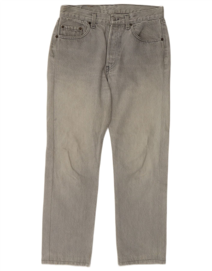 LEVI'S Herren 501 Straight Jeans W31 L27 Grau