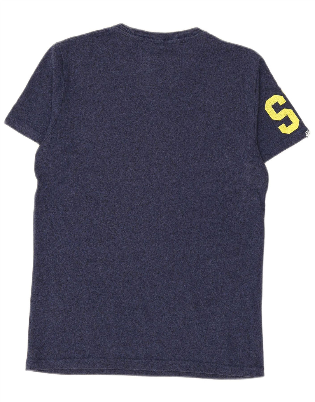 SUPERDRY Herren-T-Shirt mit Grafik, mittelmarineblaue Baumwolle