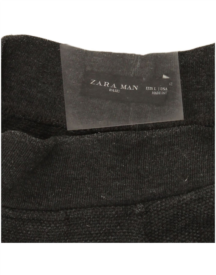 Zara Herren-Trainingshose, Jogginghose, Größe L, Grau