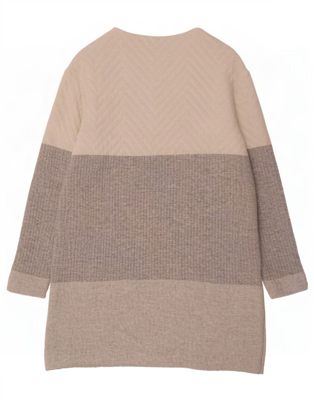Zara Damen Pulloverkleid UK 10 Small Mehrfarbiges Colourblock-Polyester