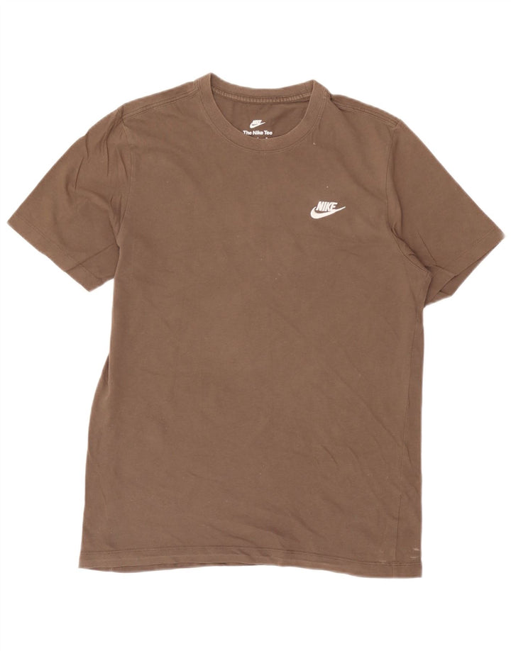 Nike Herren-T-Shirt aus mittelgrauer Baumwolle